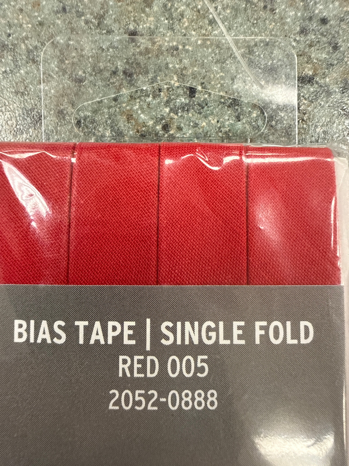 1/2 Inch Single Fold Bias Tape 4 Yards, Multiple Colors Available