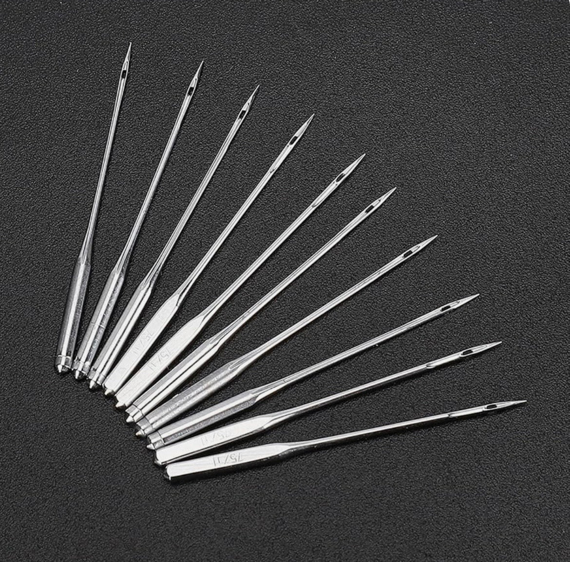 10-Pack Sewing Machine Needles Available in Sizes 14, 16 or 18