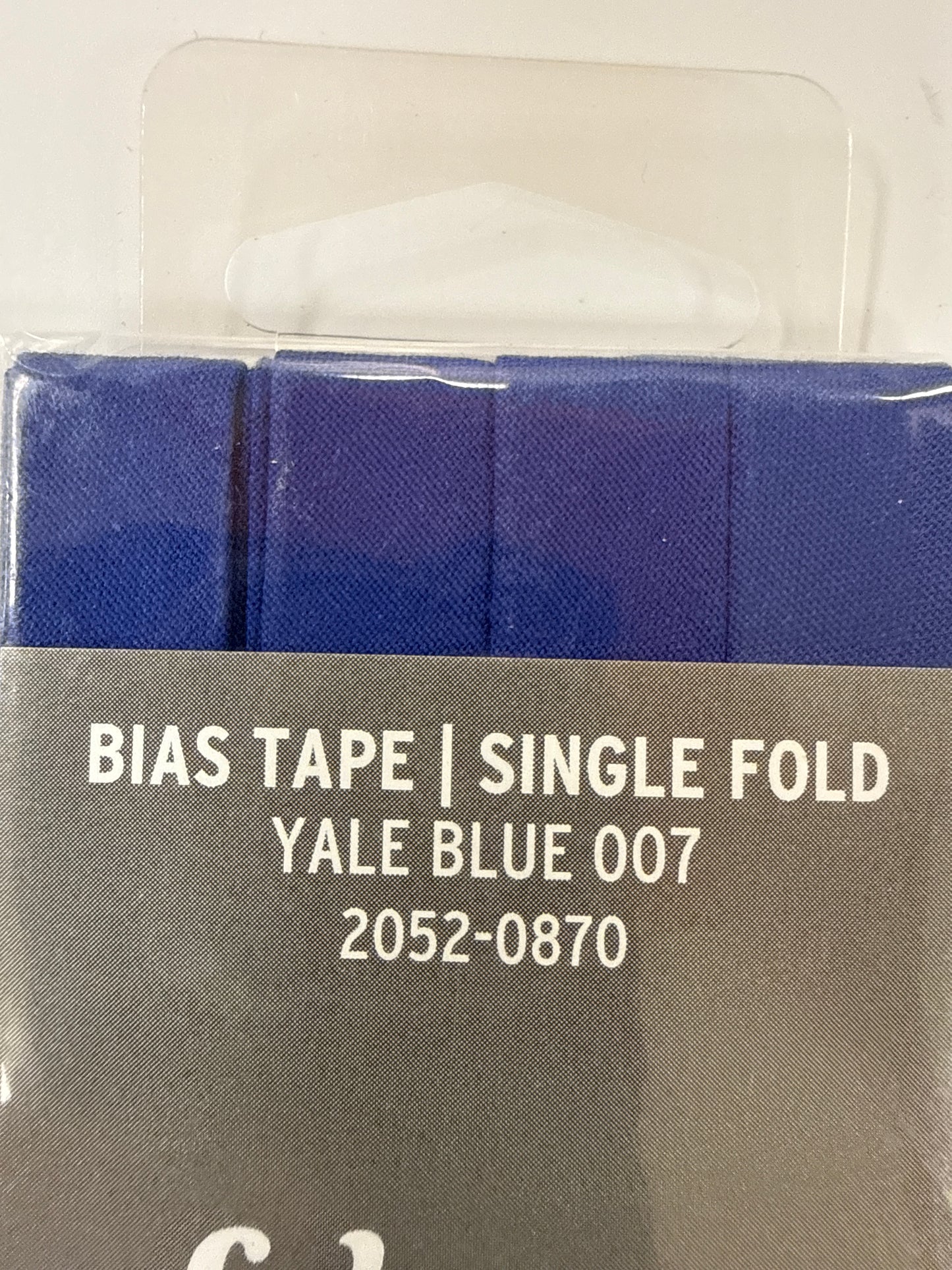 1/2 Inch Single Fold Bias Tape 4 Yards, Multiple Colors Available