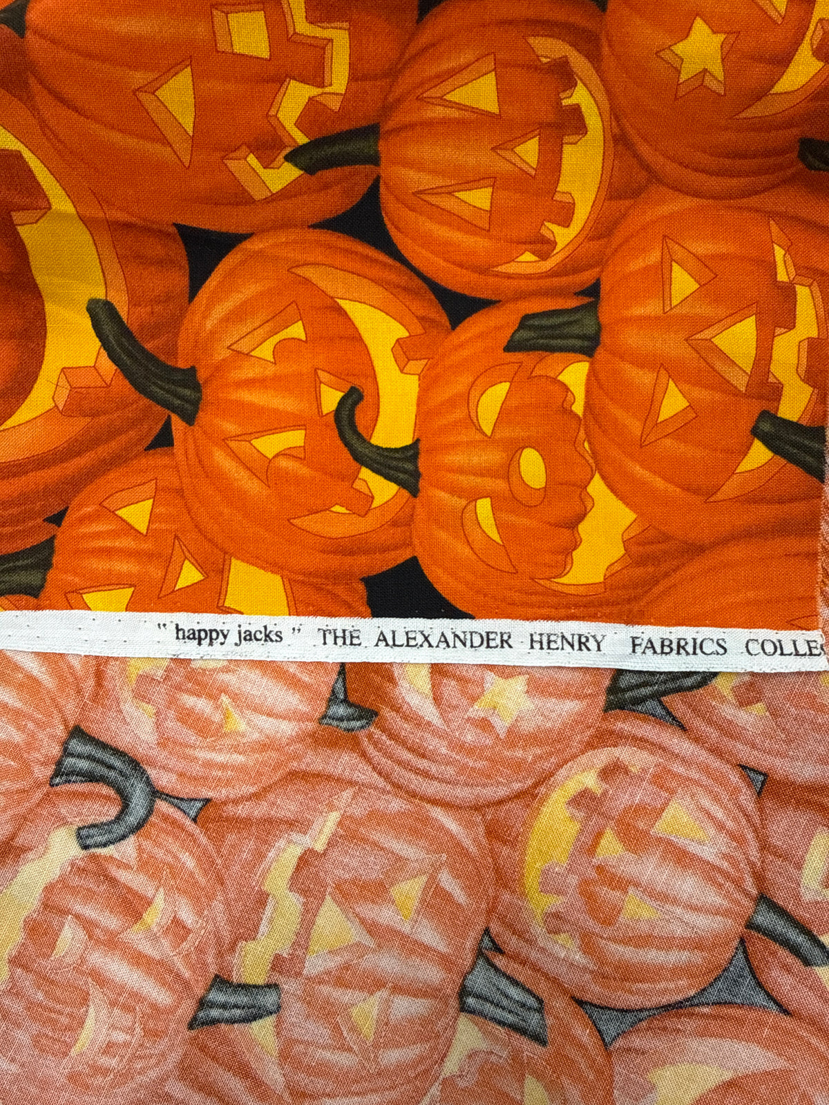 “Happy Jack’s” Alexander Henry collection sold by the 1/2 yard