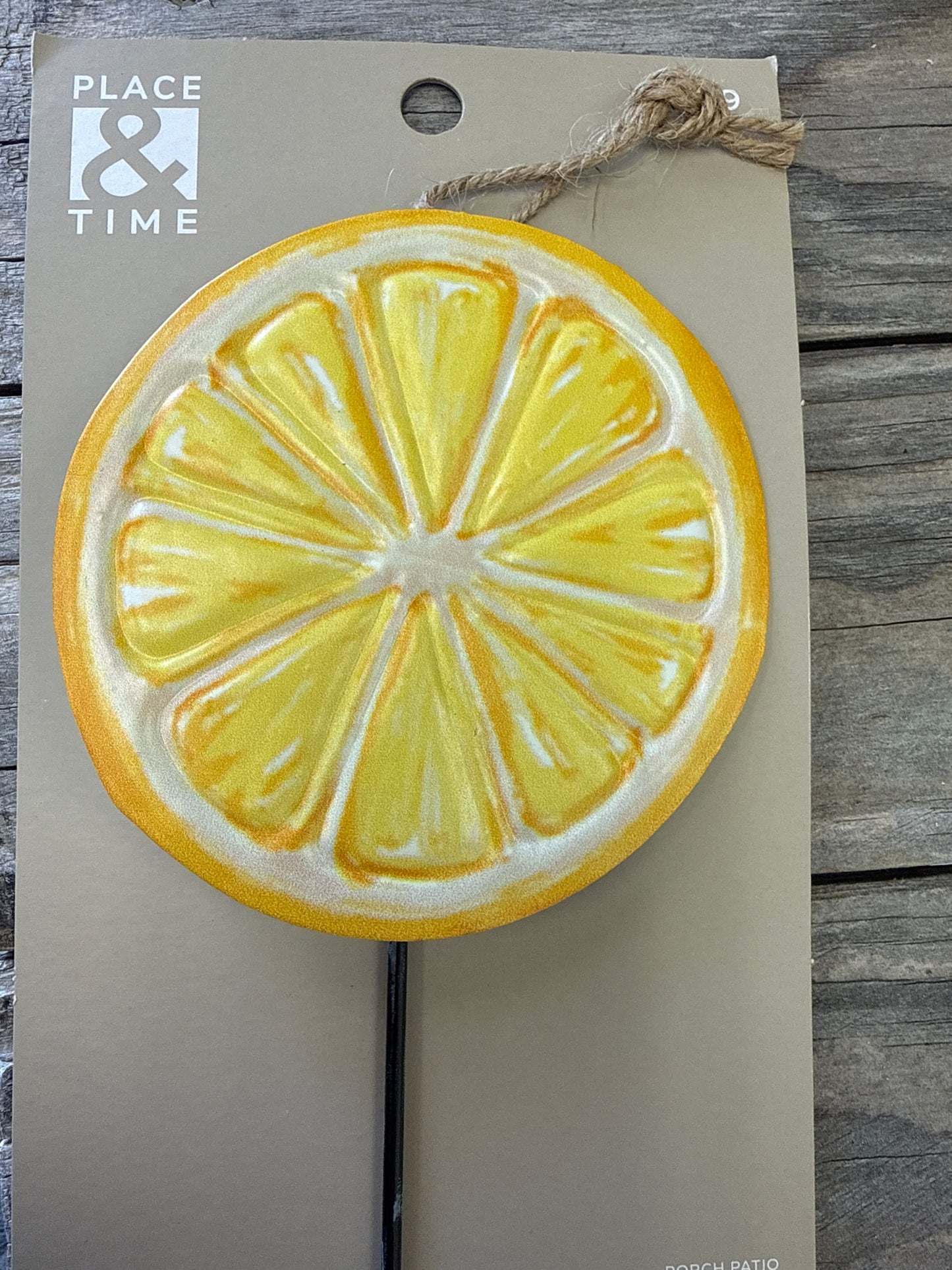 Lemon Mini Yard Stake