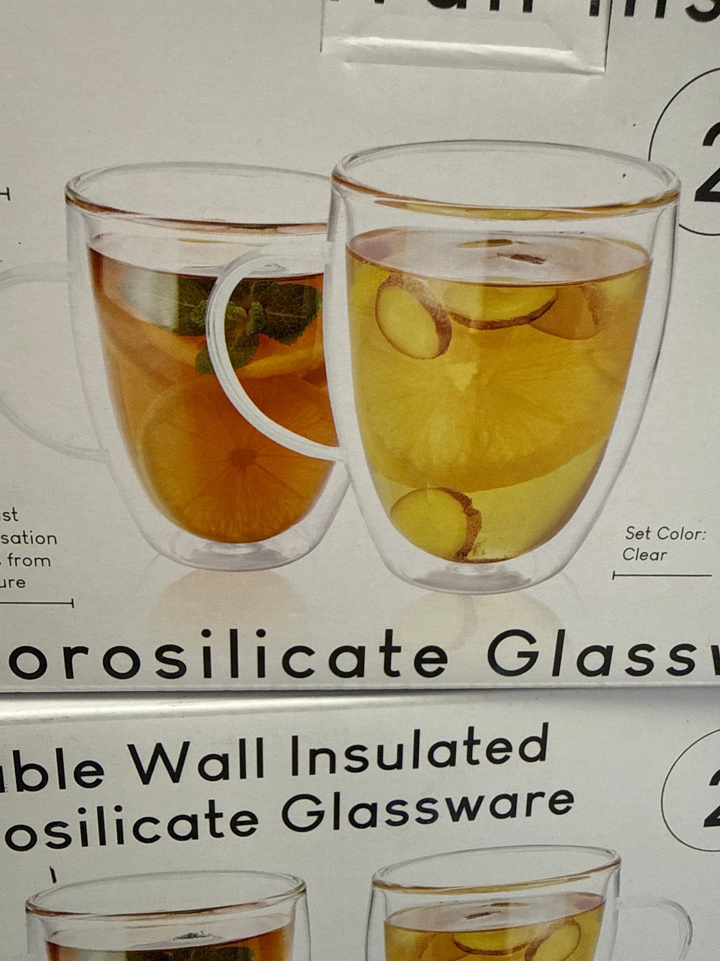 Double Wall Insulated Borosilicate Glassware