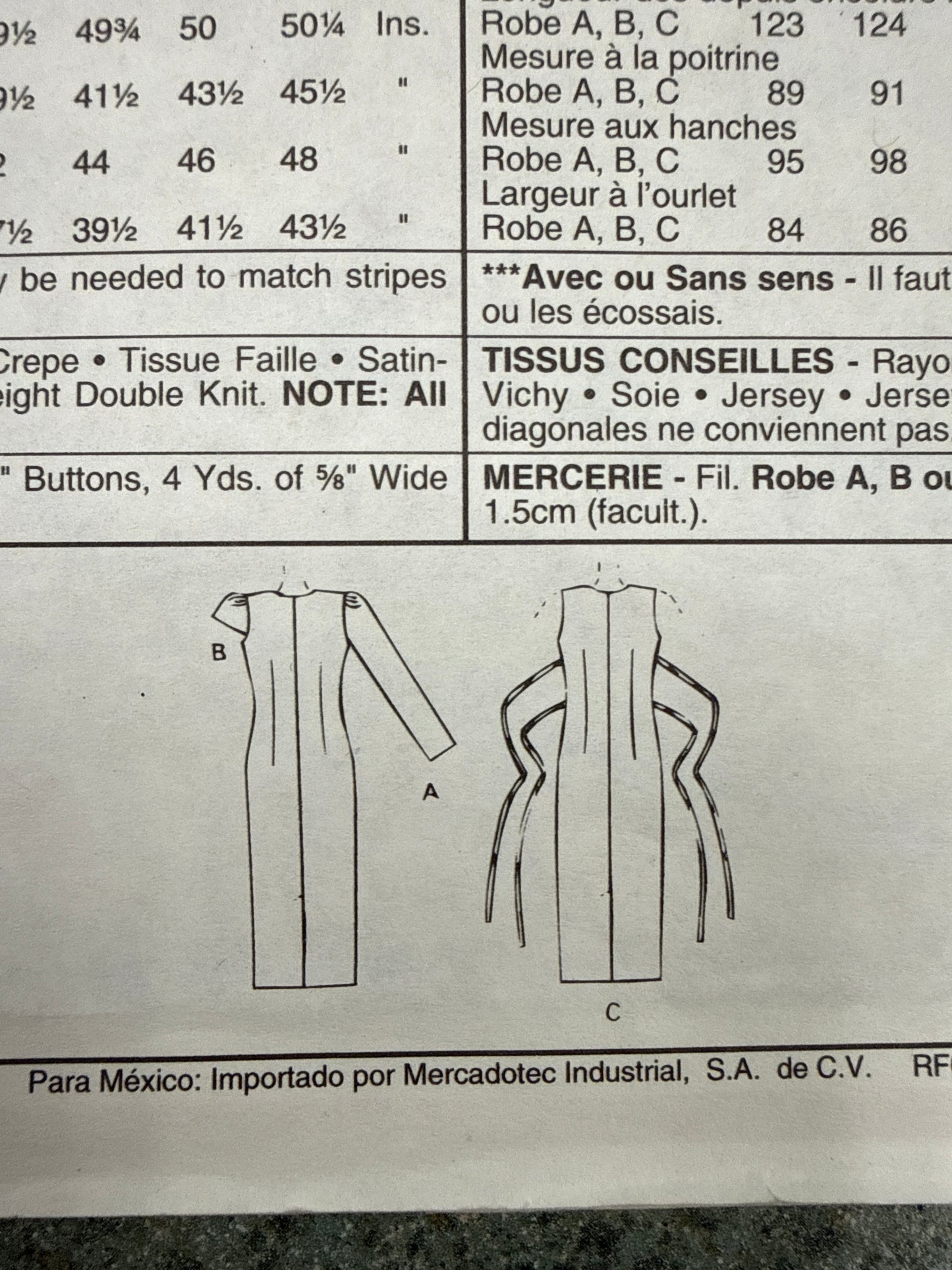 McCall’s dress pattern 6714