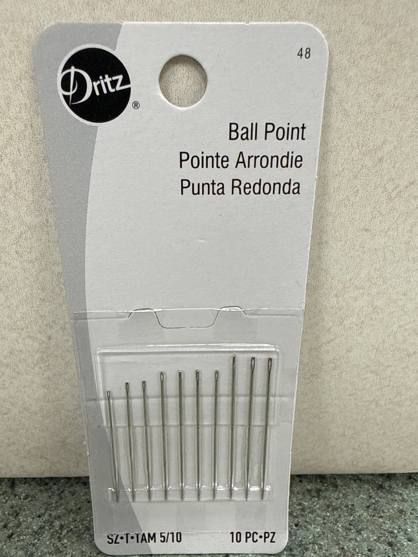 Ball Point Hand Needles 5/10 10ct