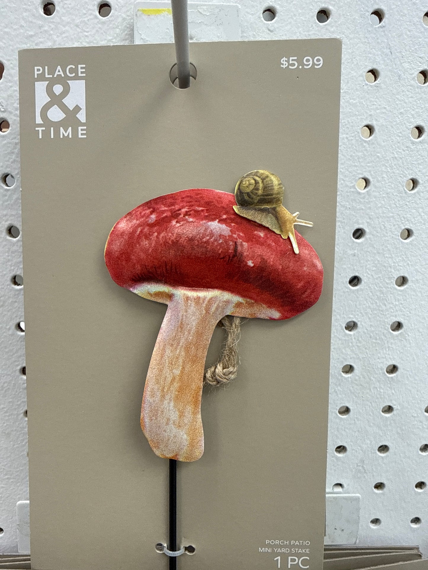 Mushroom Mini Yard Stake
