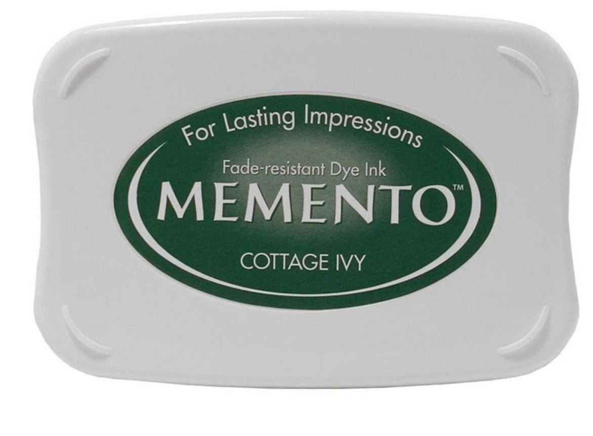 Tsukineko Memento Dye Ink Cottage Ivy Green Ink Pad