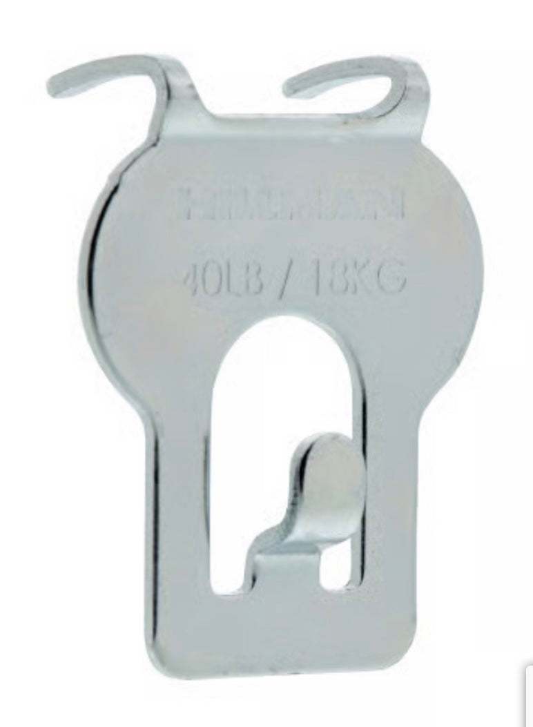 Hillman High & Mighty 2 Piece Wall Hangers 40 lb Capacity