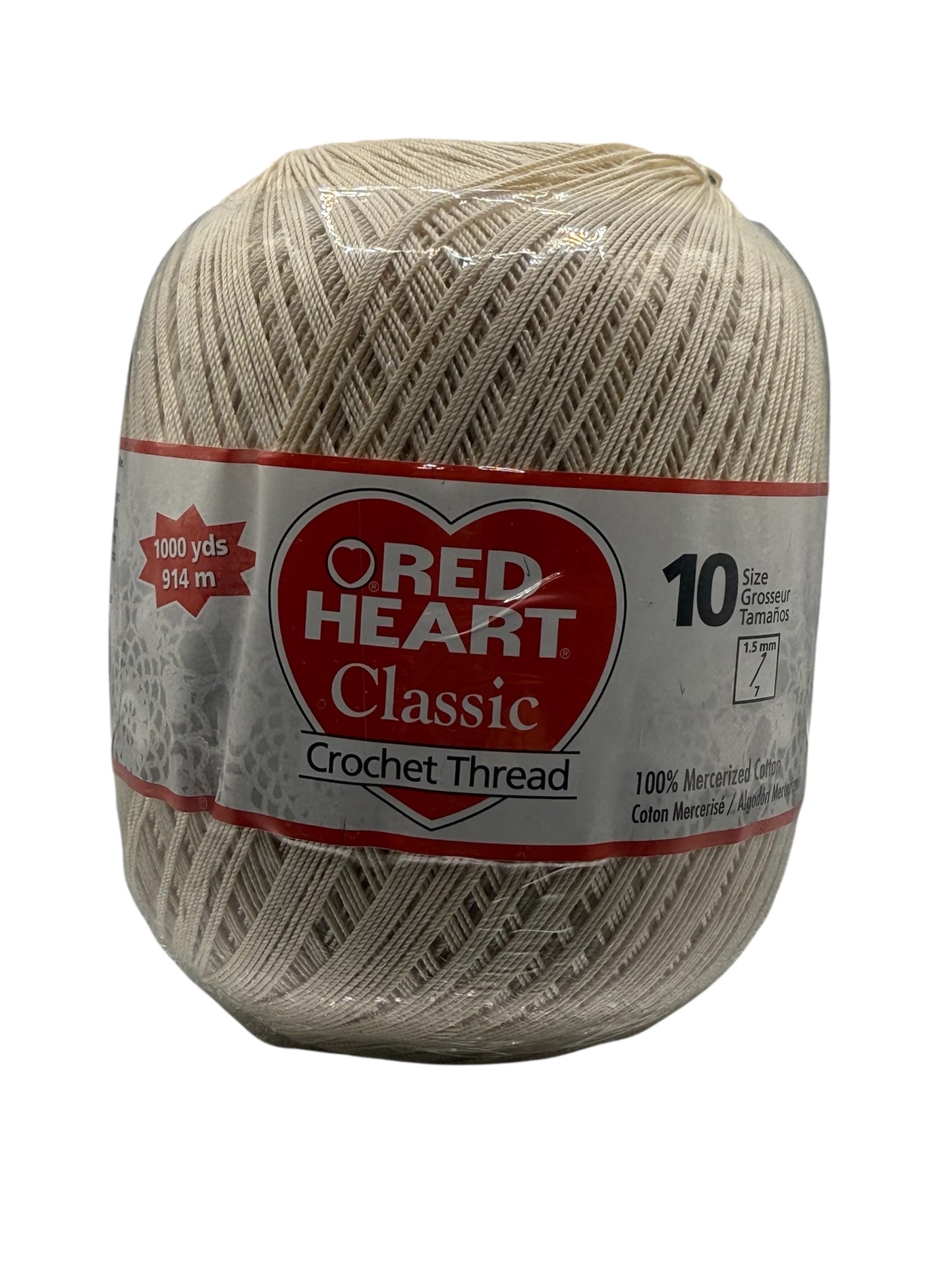 Red heart classic crochet thread sz 10