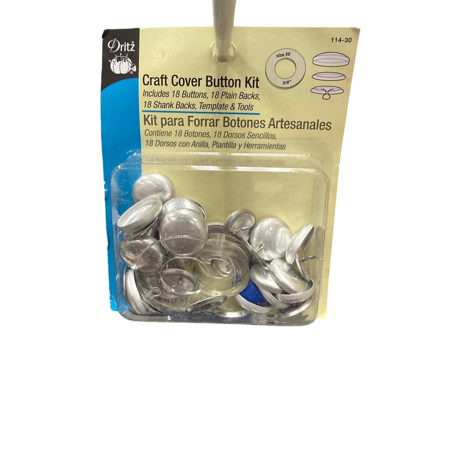 Dritz Cover Button Kit-3/4in SKU 114-30