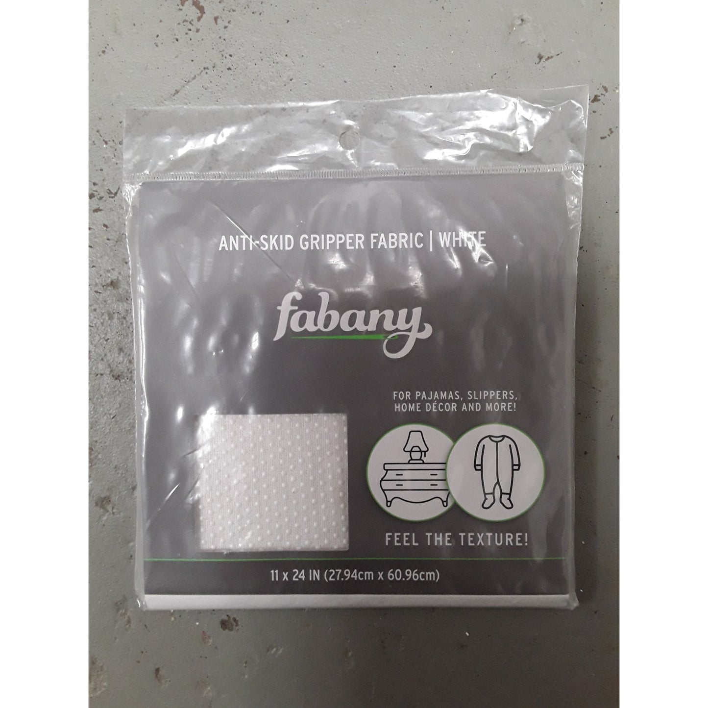 Fabany Anti-Skid Gripper Fabric - White