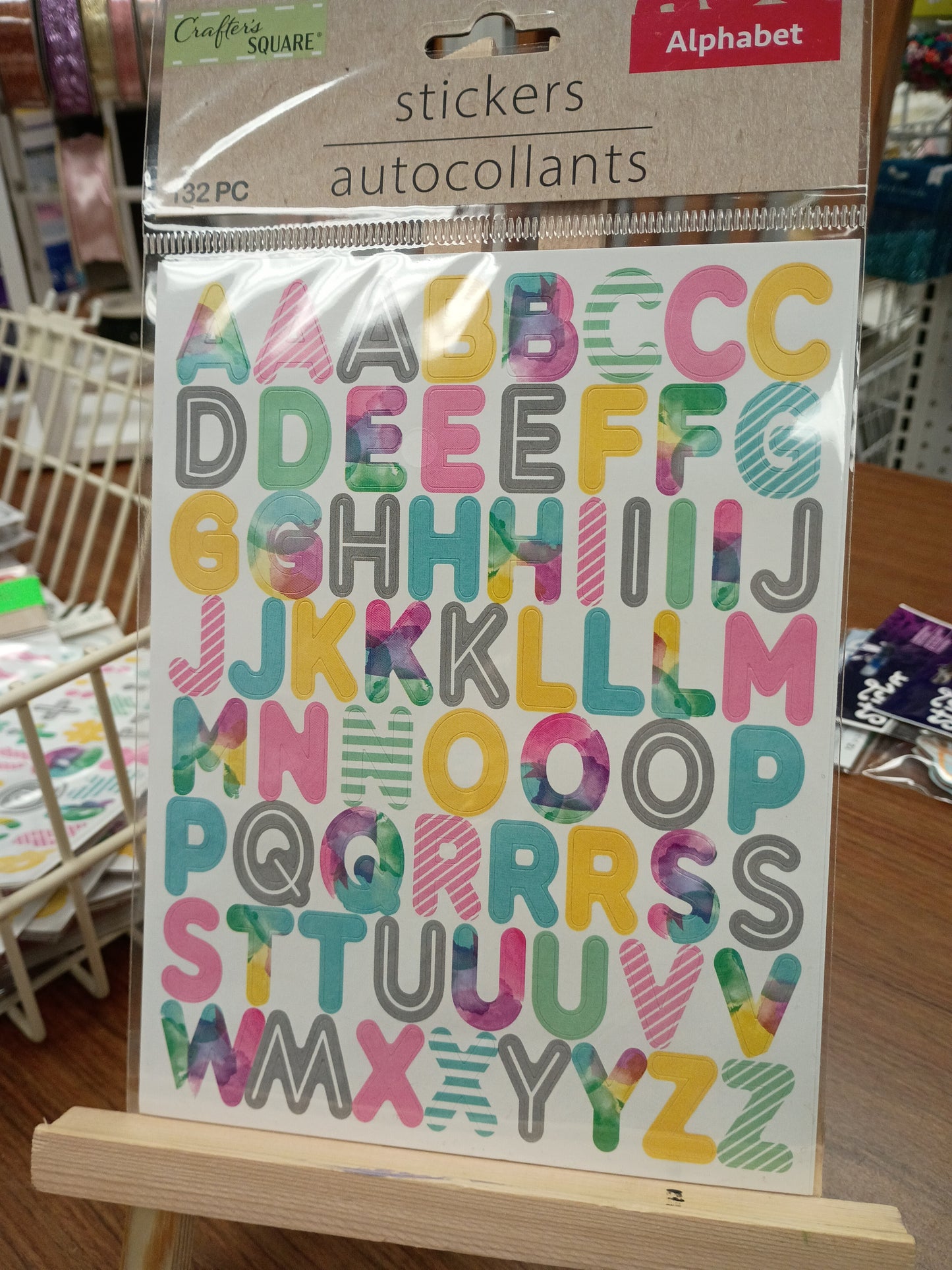 Abc stickers puffy