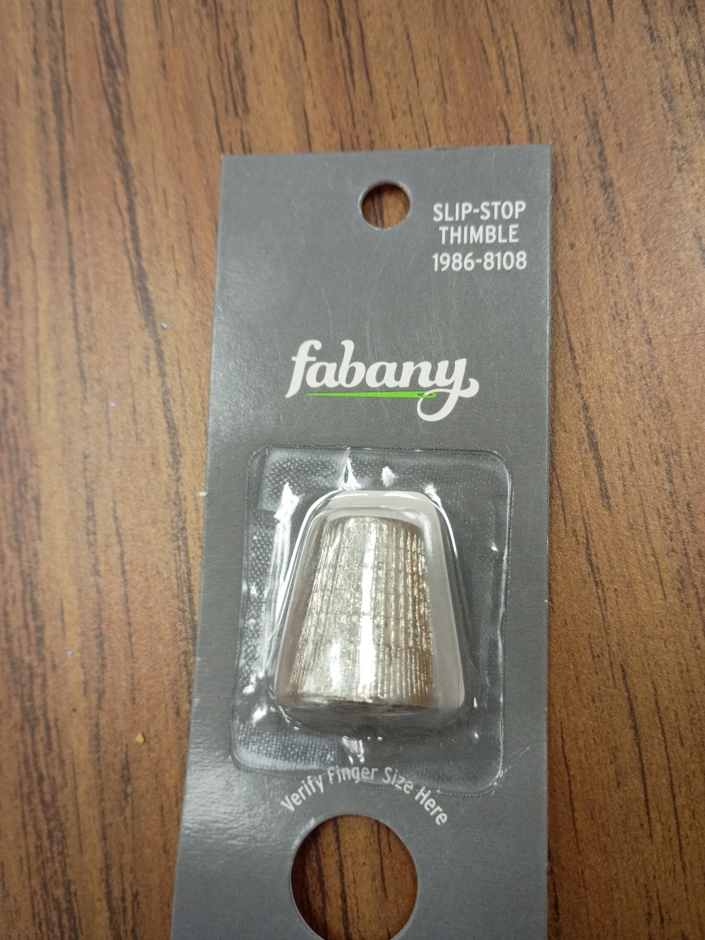 Slip stop thimble