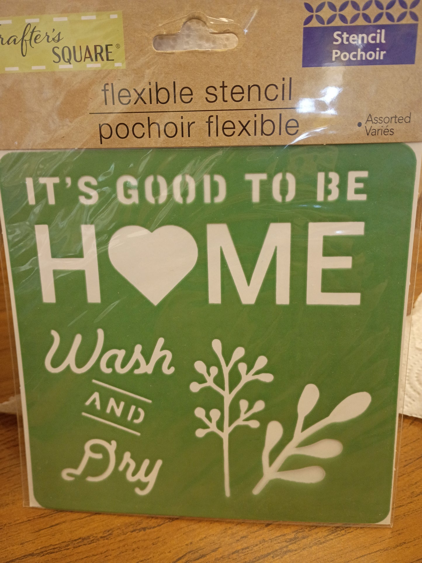 It’s Good to be Home Flexible Stencil
