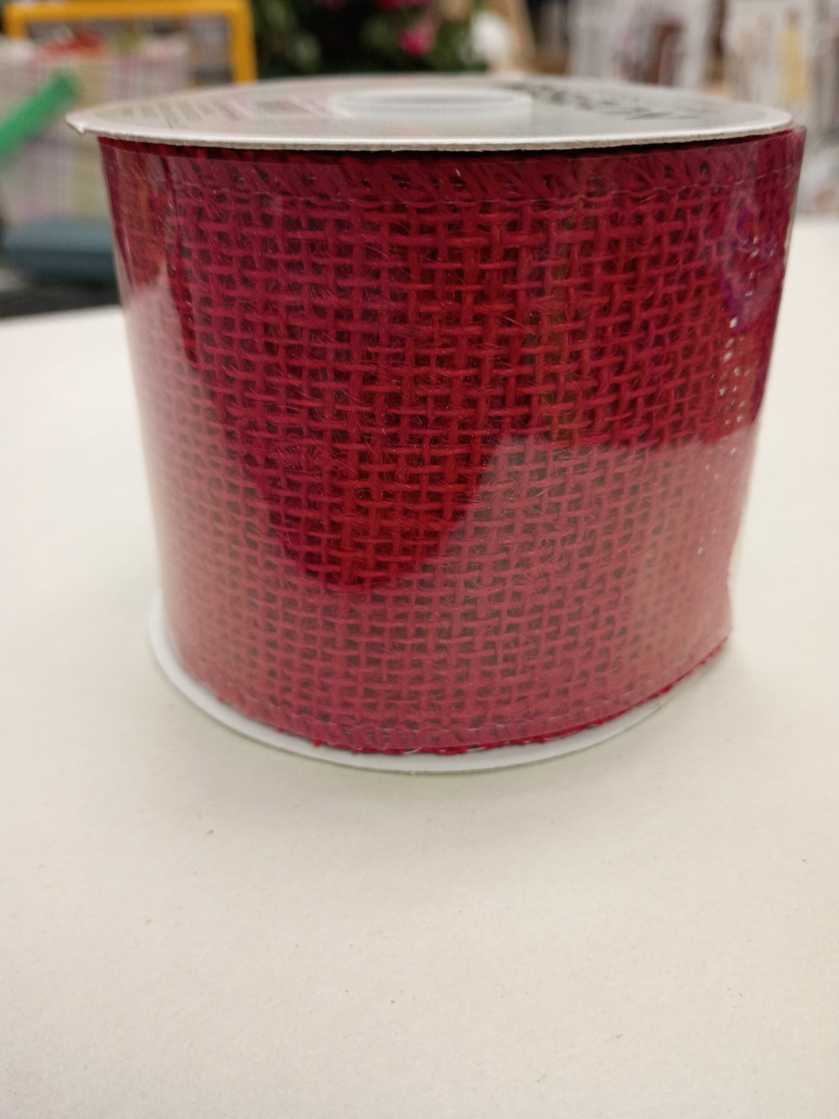 Decorative Wire Edge Ribbon red