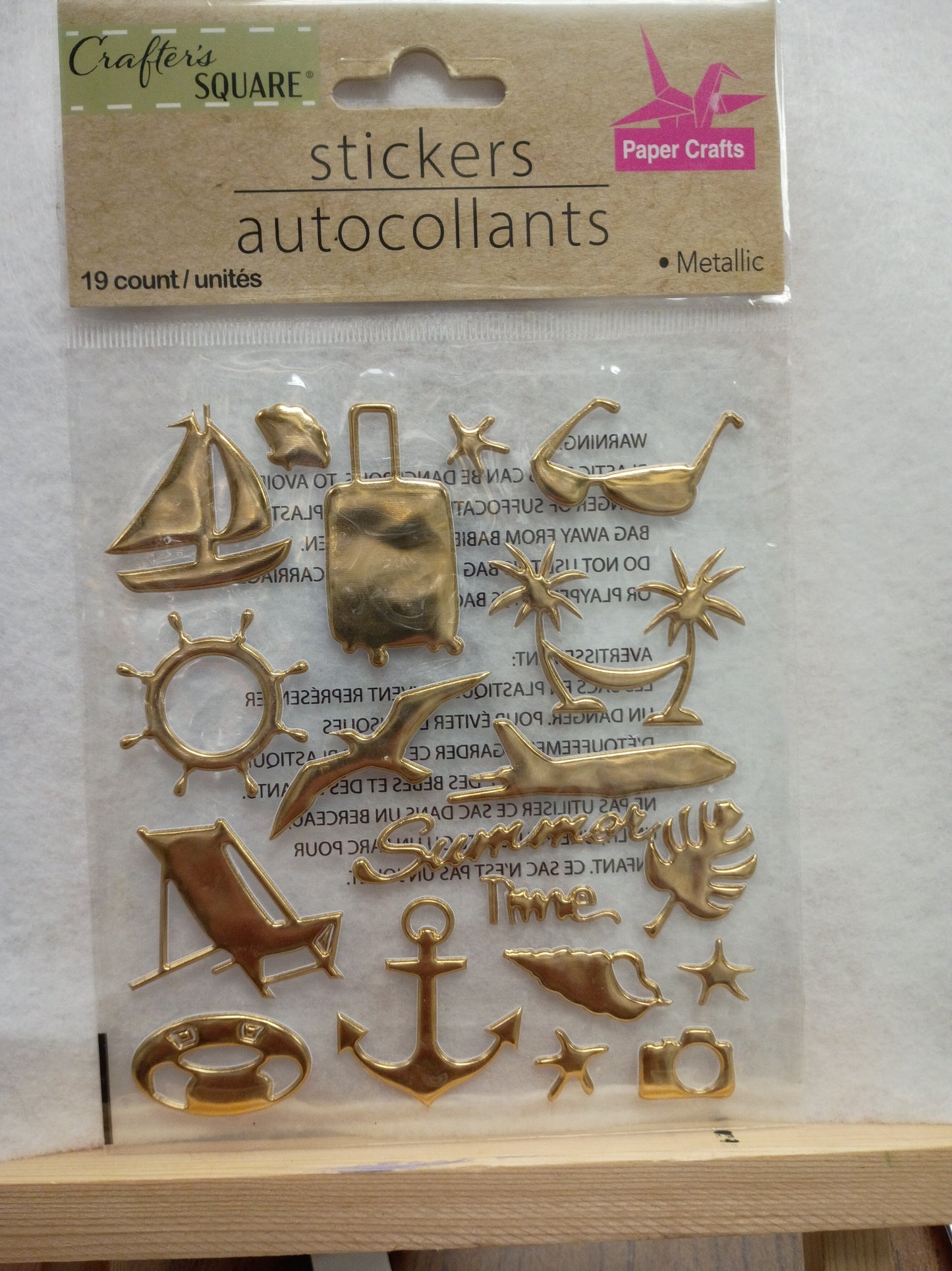 Stickers metallic