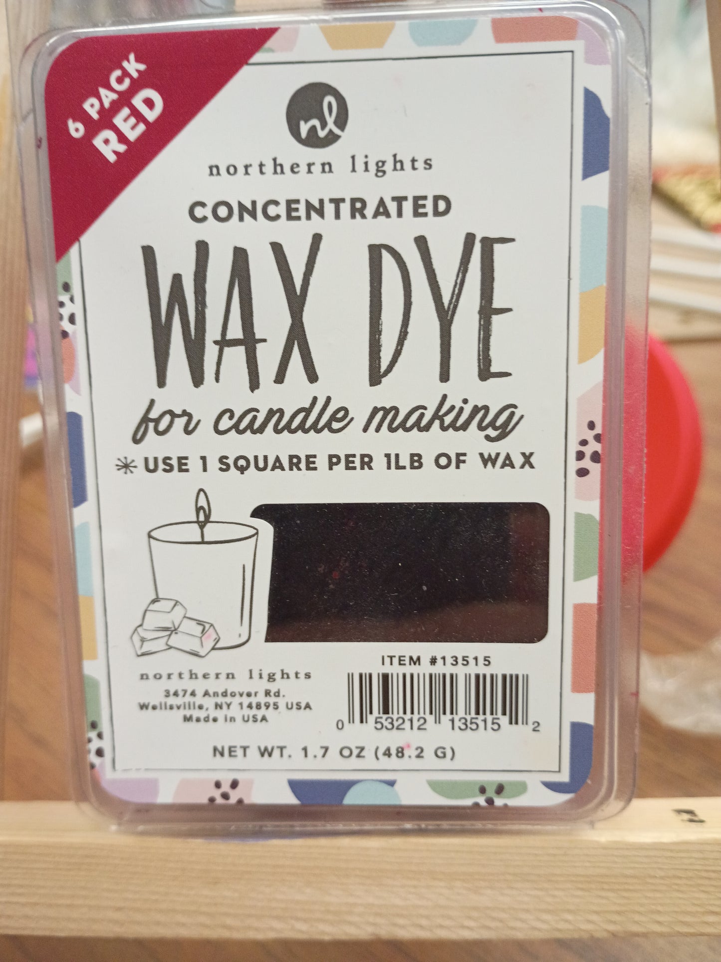 Wax dye