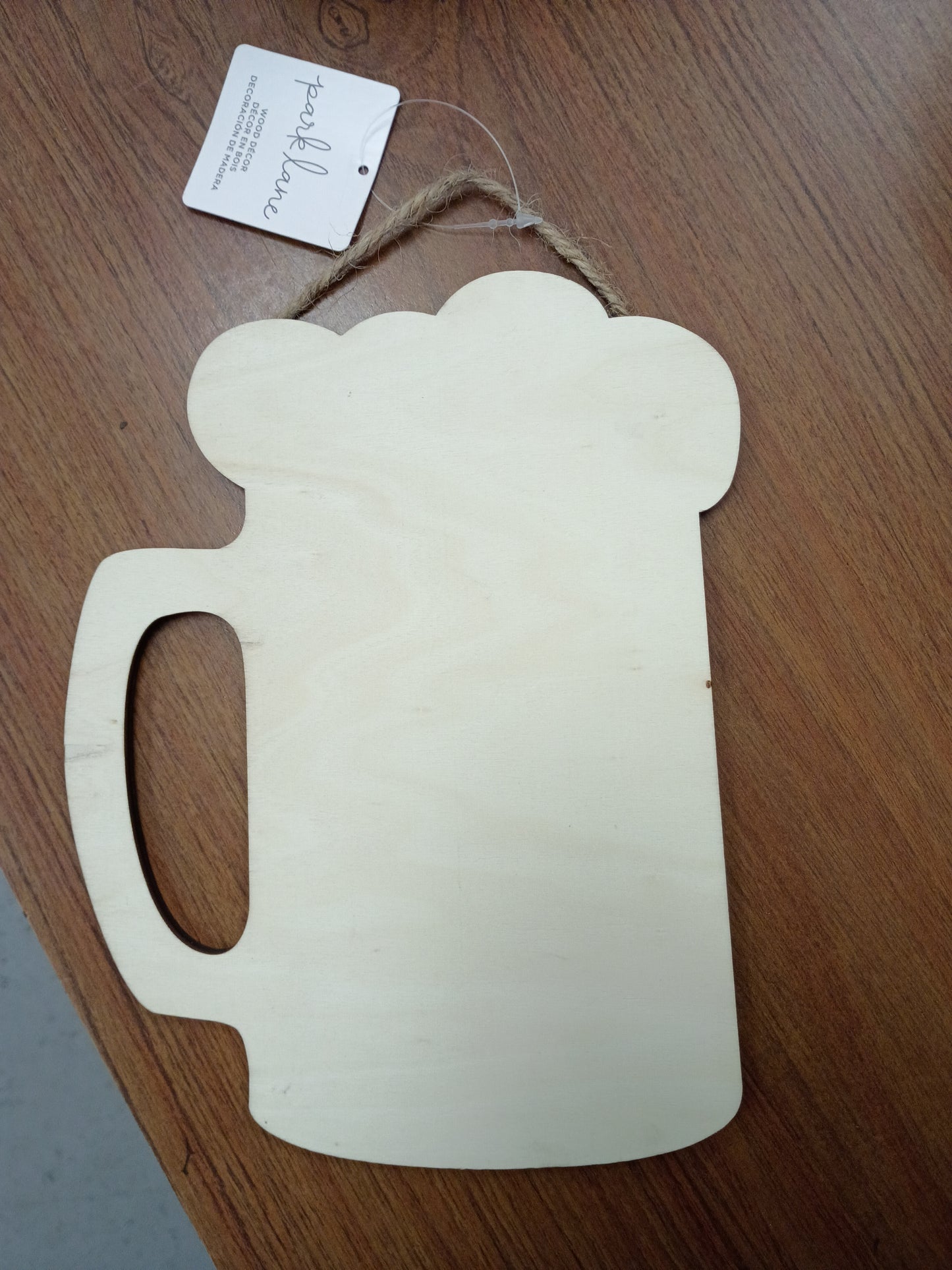 Wooden beer mug