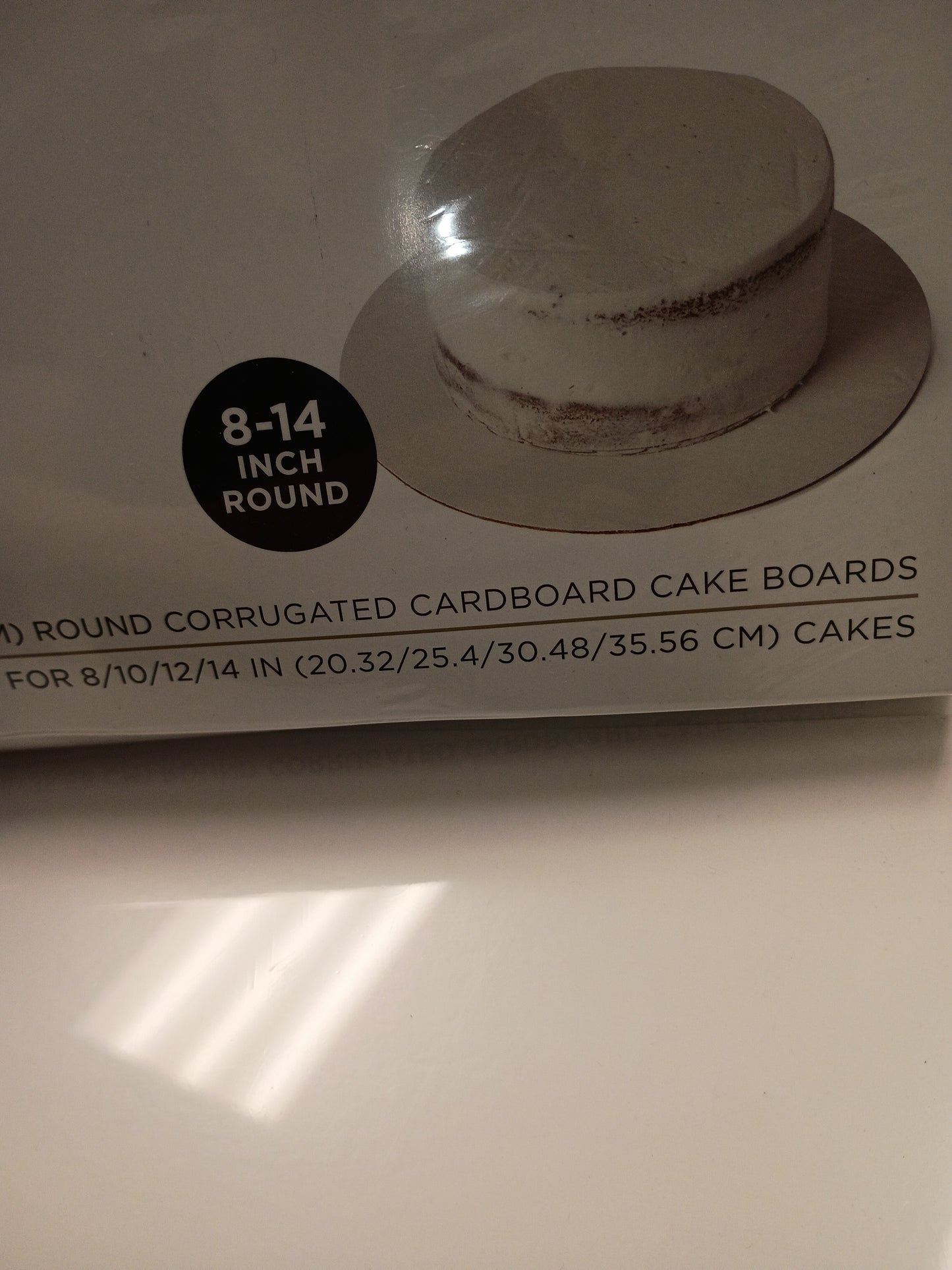 4)Cake boxes 8/10/12/14in round