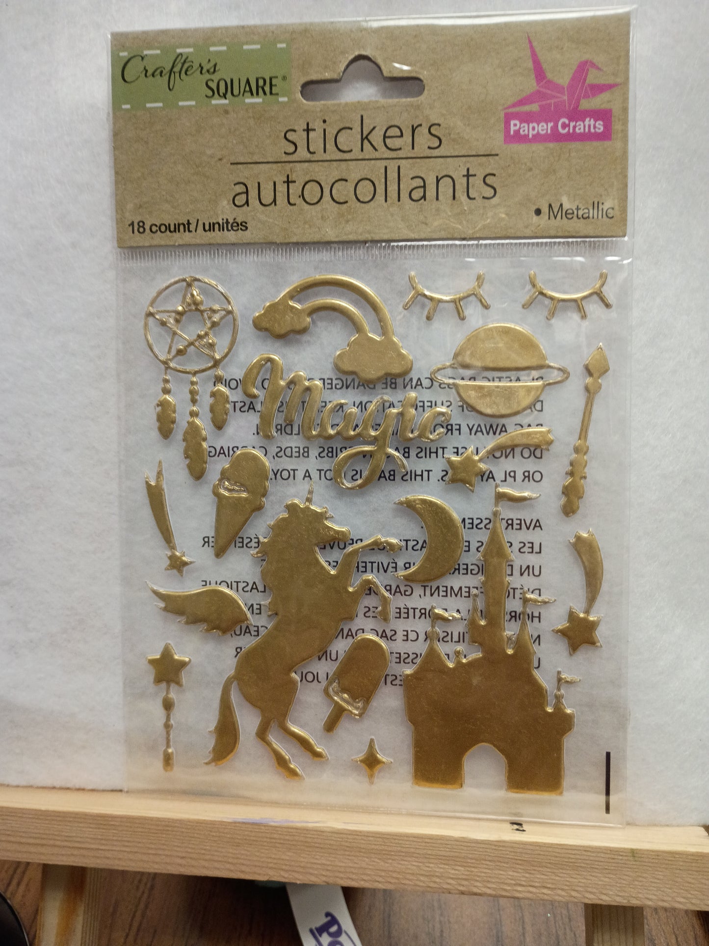Stickers metallic