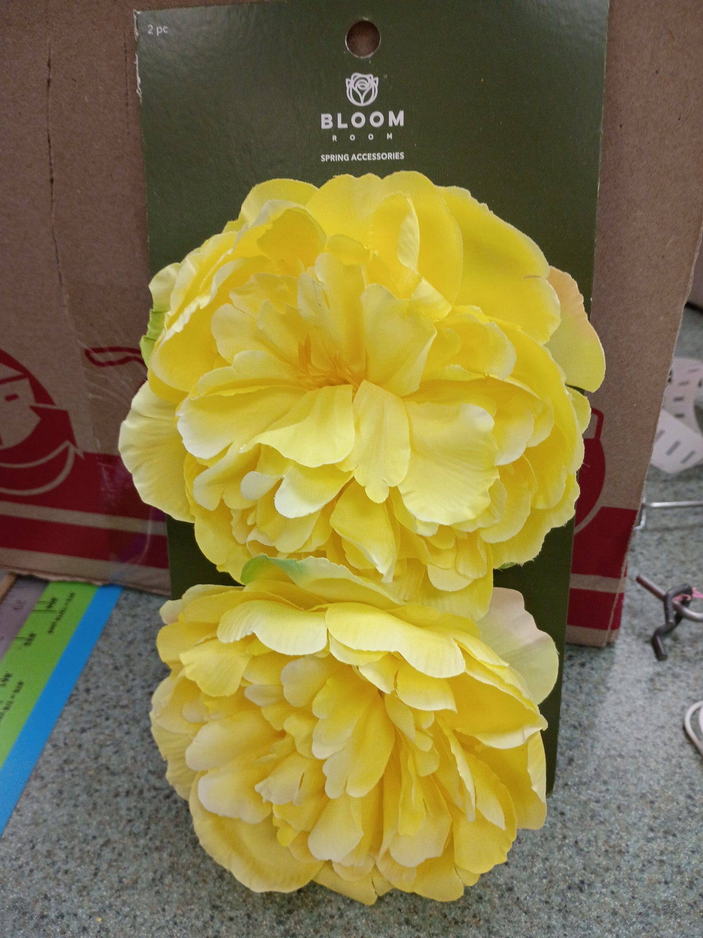 Yellow peony