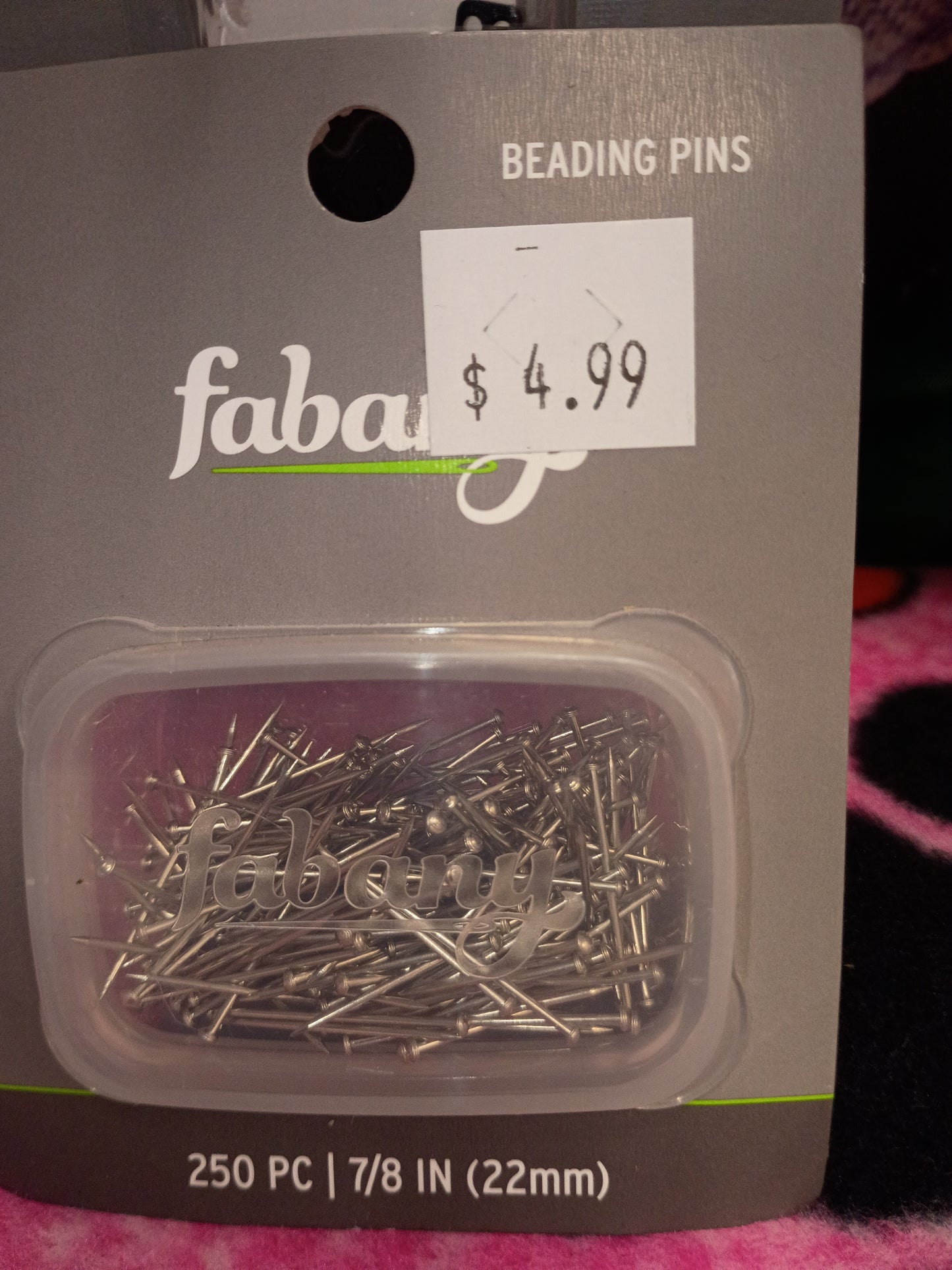 Beading pins