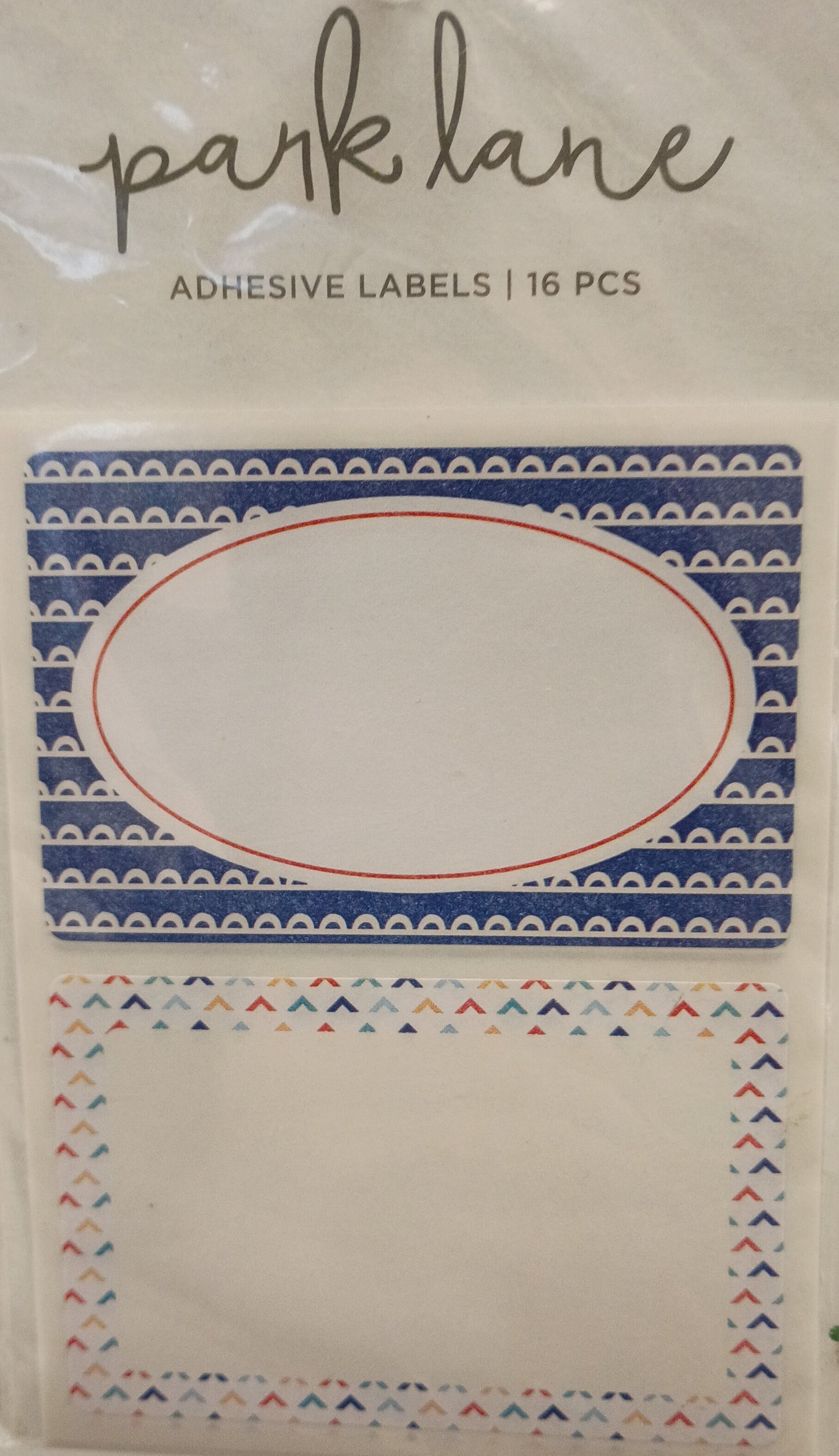 Park Lane adhesive label