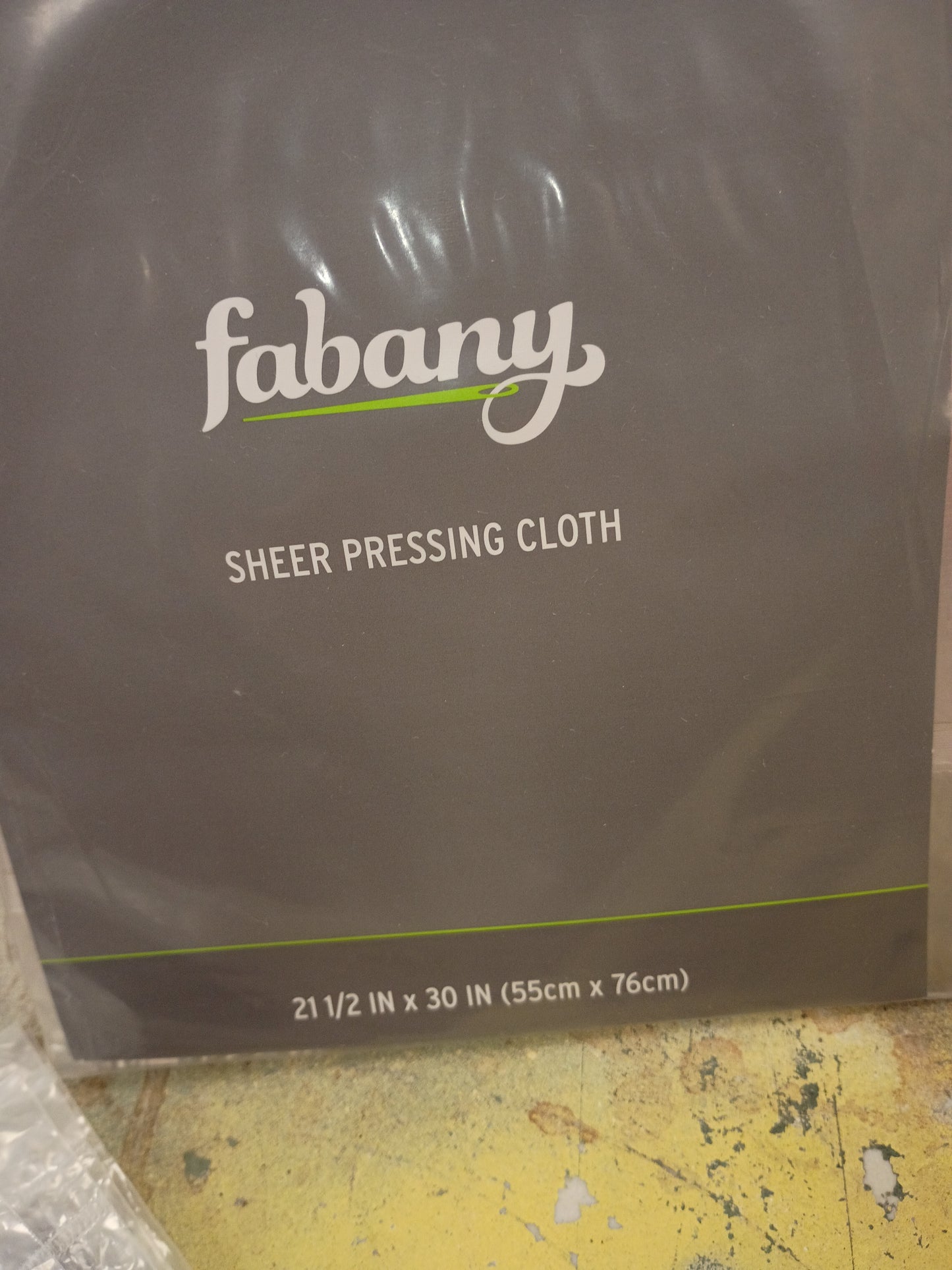 Sheer pressing cloth