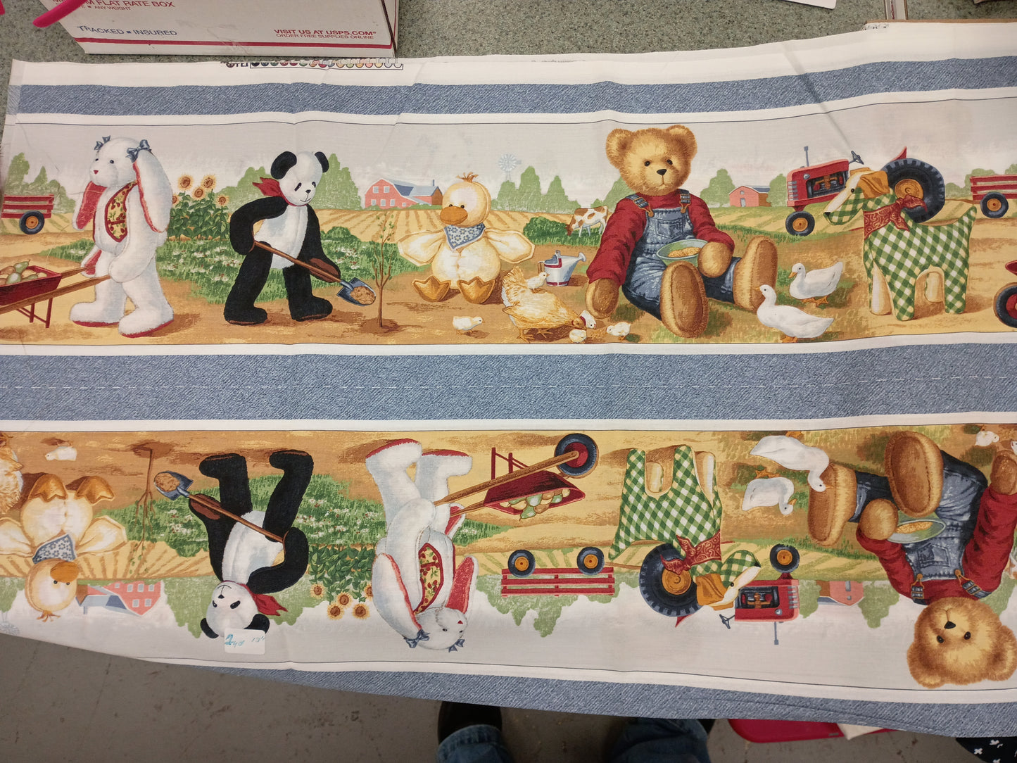 Fabric panels sold by yard