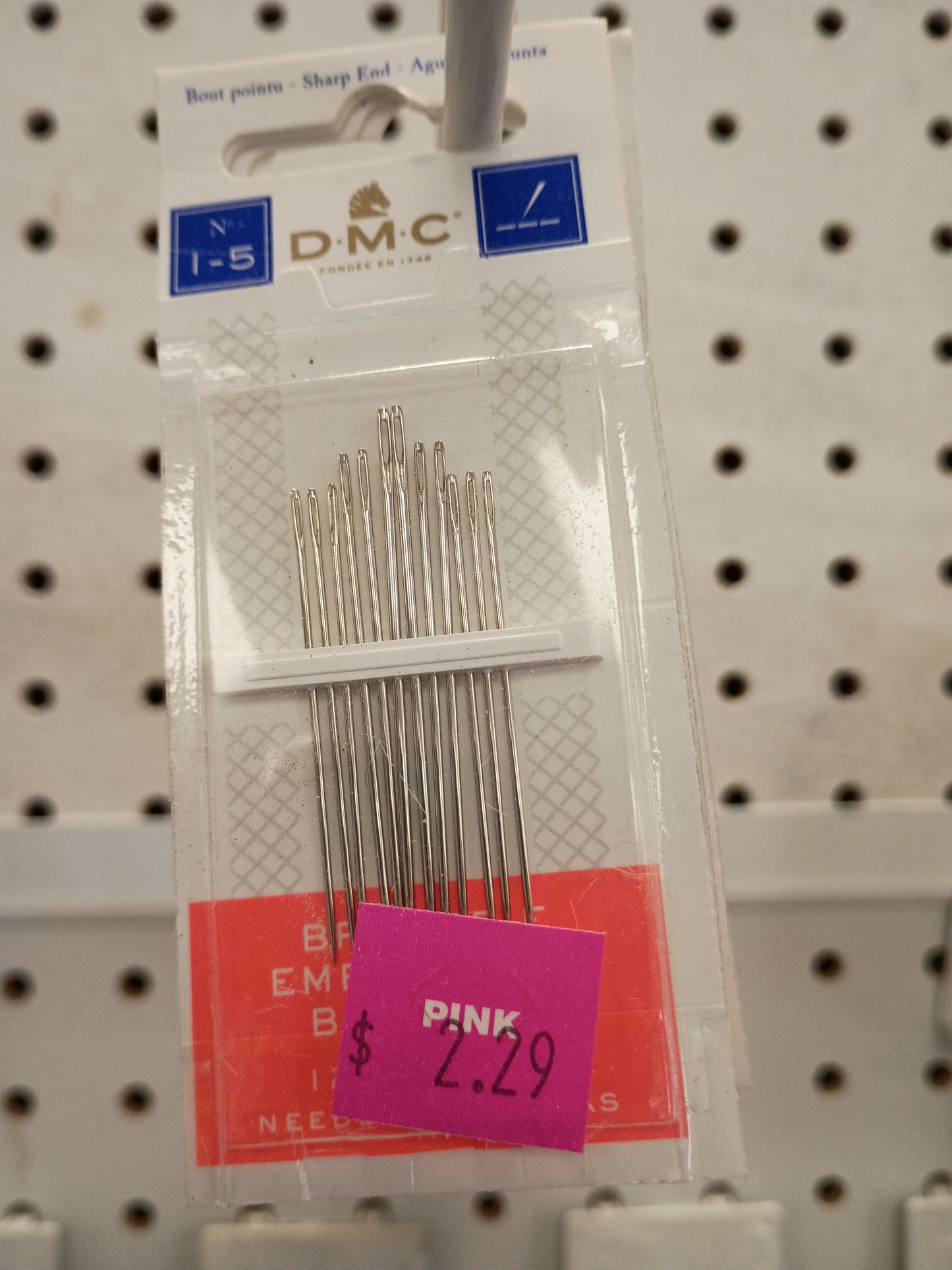 Embroidery needles 1-5