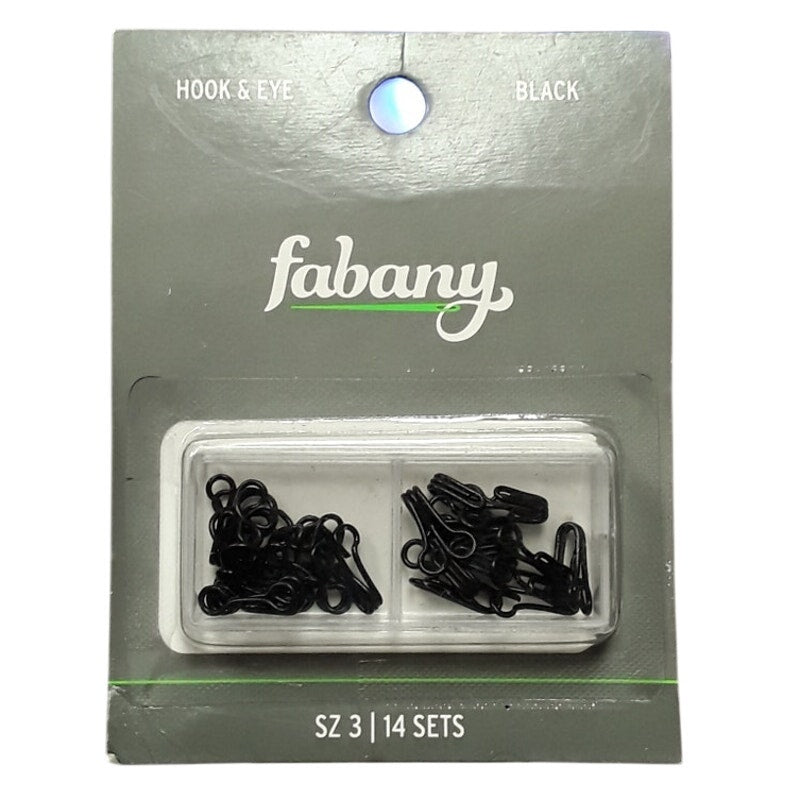 Fabany Hook & Eye - Black