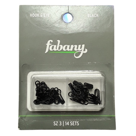 Fabany Hook & Eye - Black