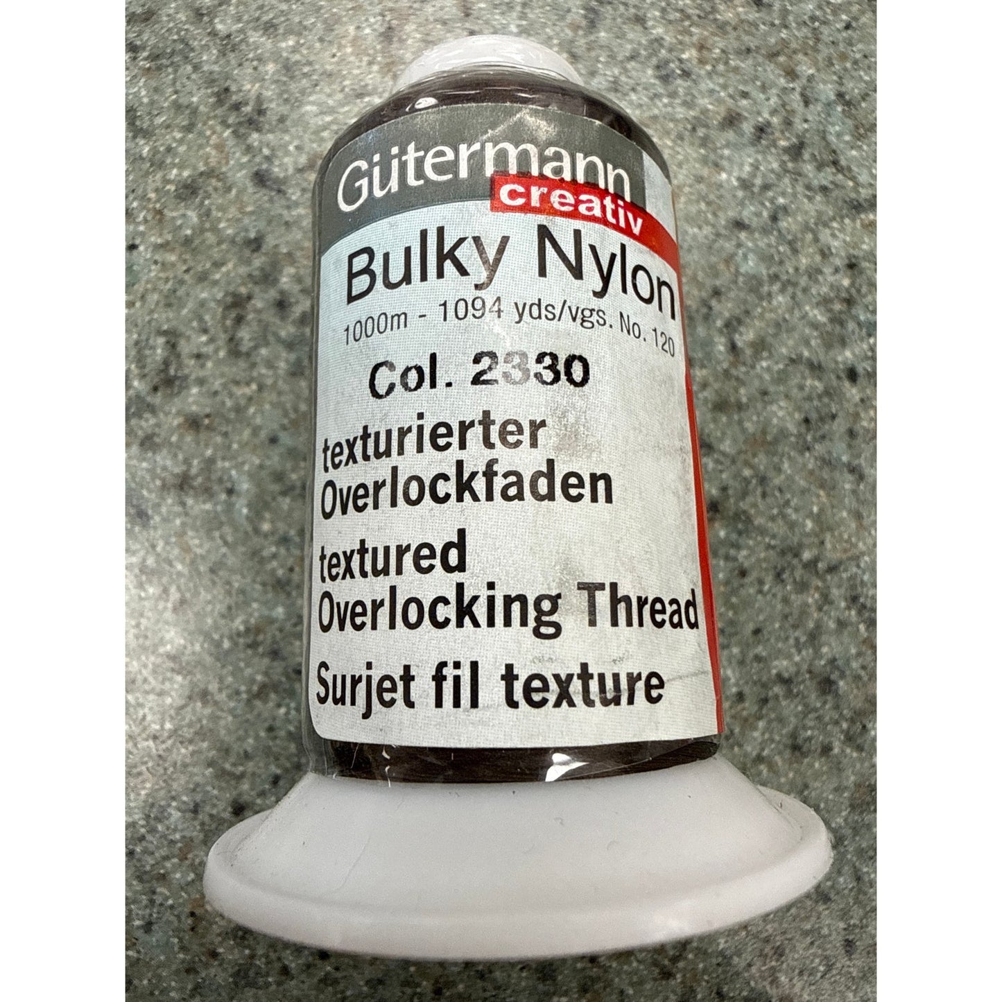 Gutermann Bulky Nylon Thread – 2330/Brown 1000m