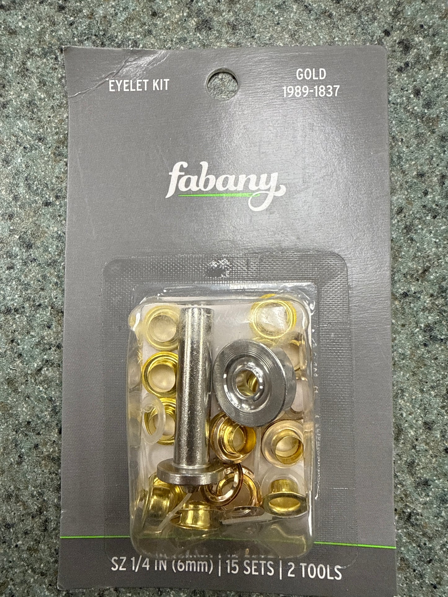 Eyelet Kit Gold 1/4”