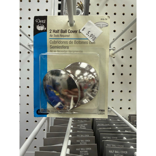 Dritz 2 Half Ball Cover Buttons
1 7/8” (4.8cm)