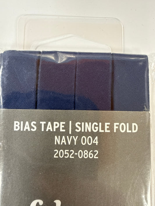 1/2 Inch Single Fold Bias Tape  4 Yards, Multiple Colors Available