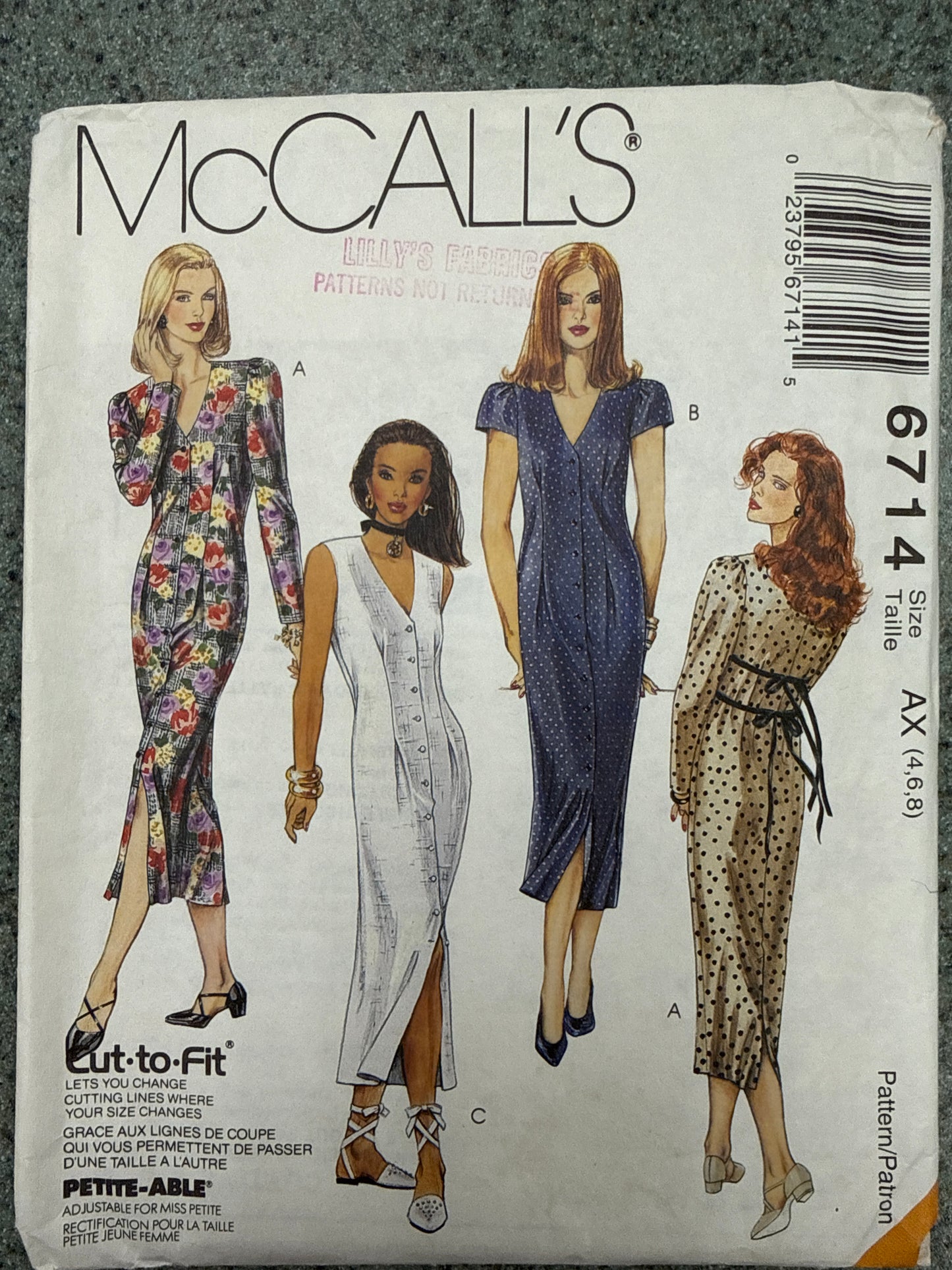 McCall’s dress pattern 6714