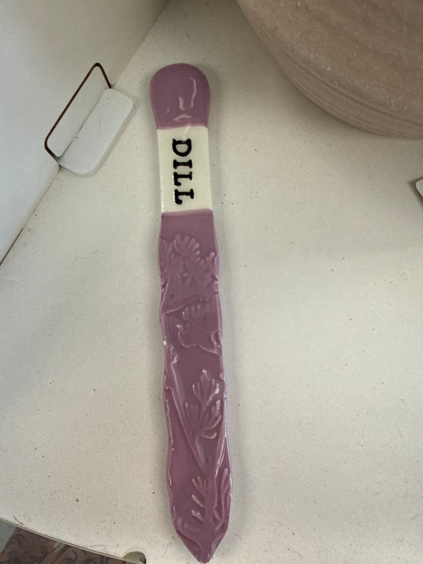 Ceramic garden stick Dill