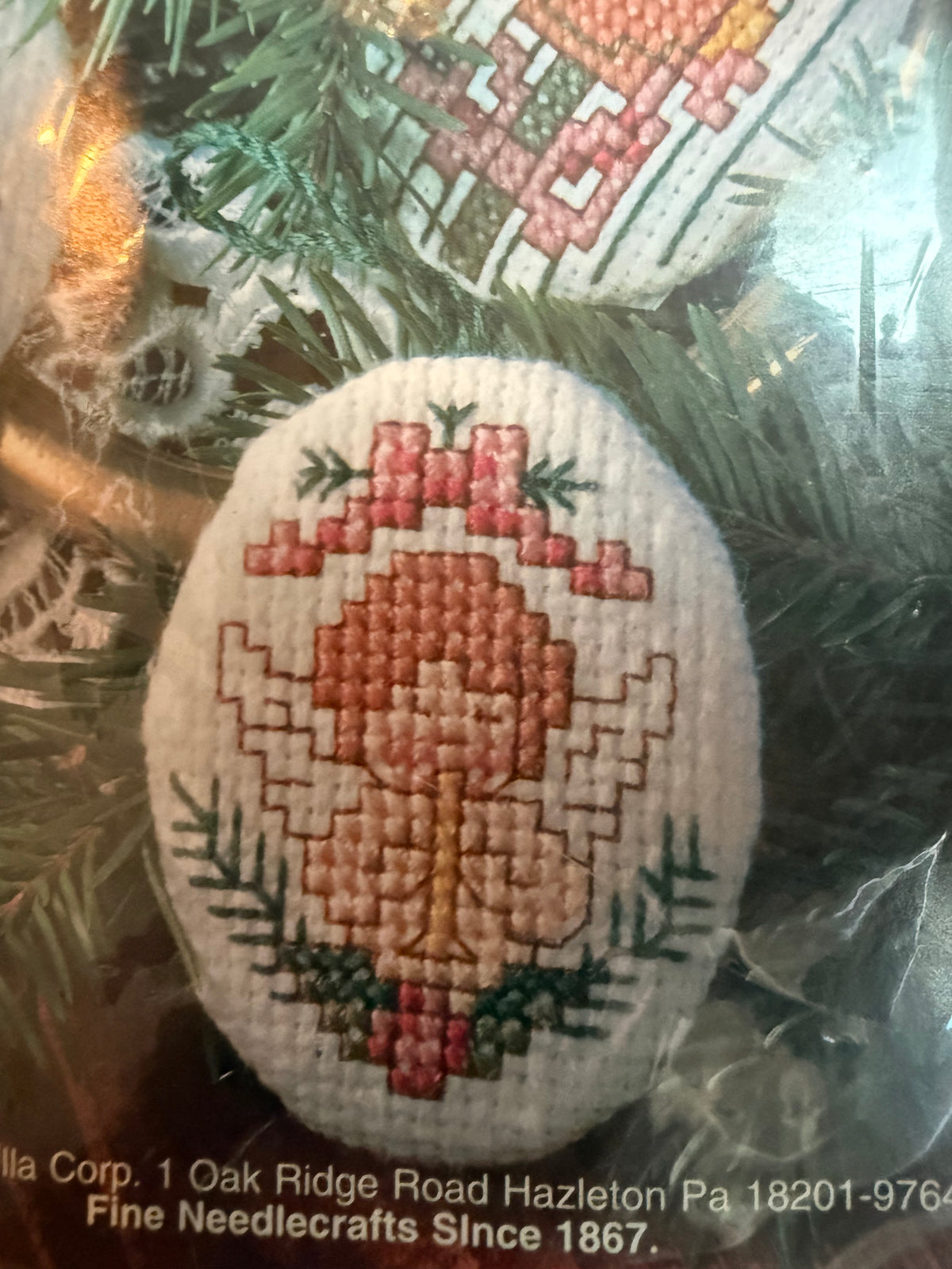 Bucilla 33522 Victorian Christmas Cross Stitch Ornament Kit