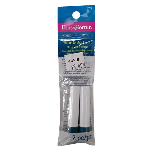 Fons&Porter Water Soluble Fabric Glue Stick Refill
