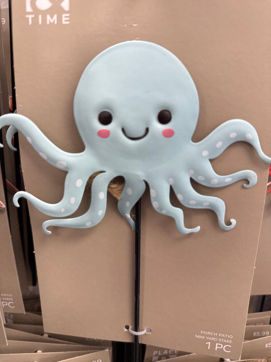 Octopus Mini Yard Stake