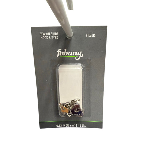 Fabany sew on skirt hook & eyes
