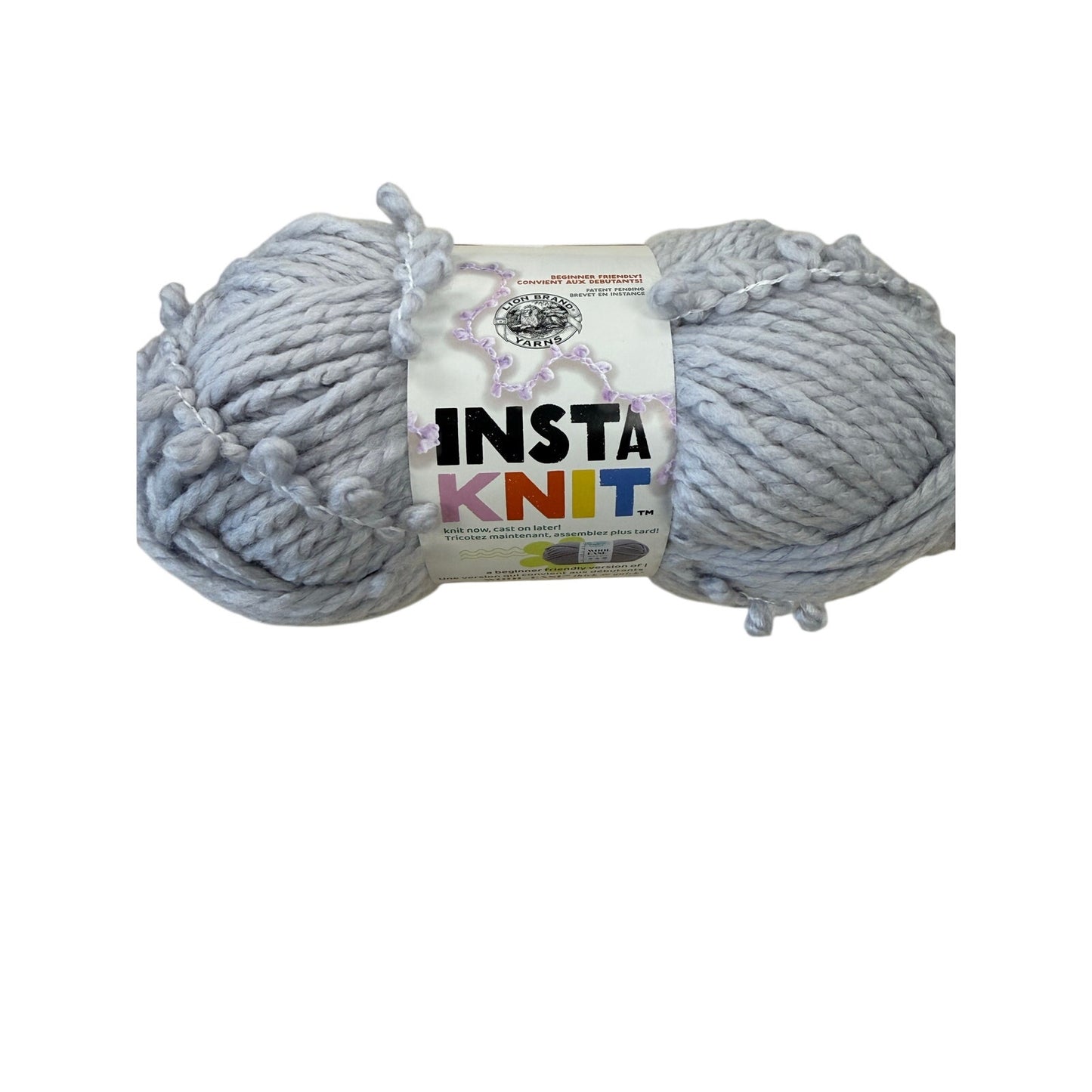 Lion Brand Insta-Knit Yarn Forever and a Grey