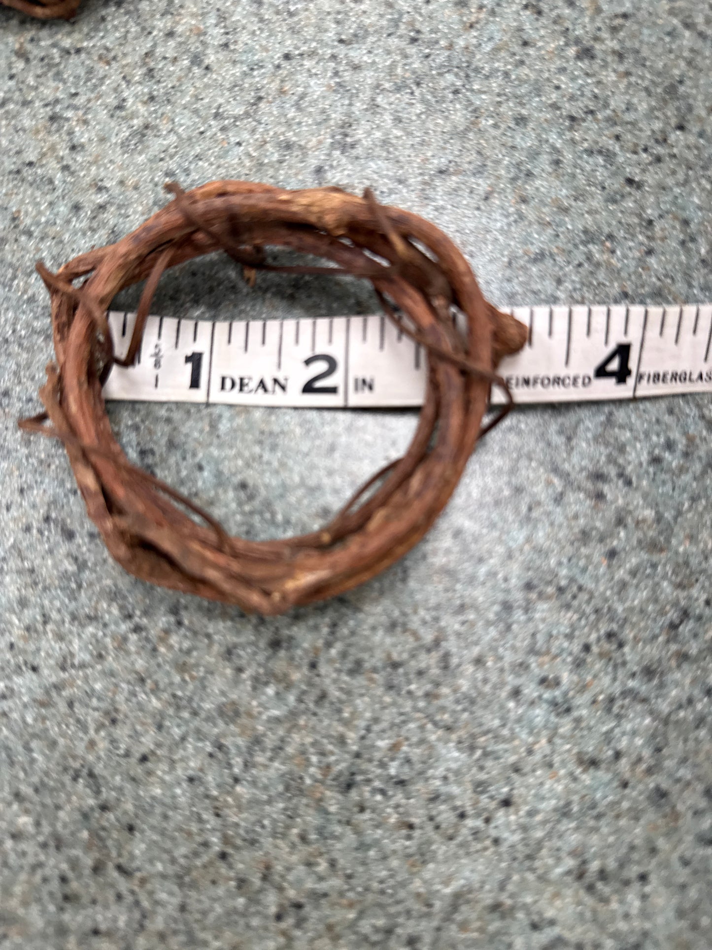 3” Natural Grapevine Mini Wreath