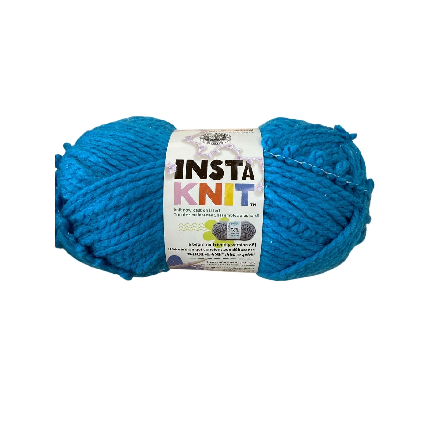 Lion Brand Insta-Knit Yarn Never Blue Over You