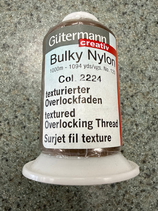 Gutermann Bulky Nylon Thread – 2224/Cocoa 1000m