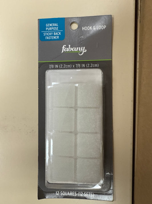 7/8” Hook & Loop Fastener Squares