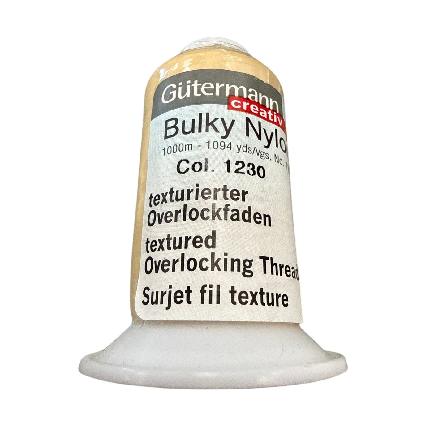 Gutermann Bulky Nylon Thread – 1230/Maize Yellow 1000m
