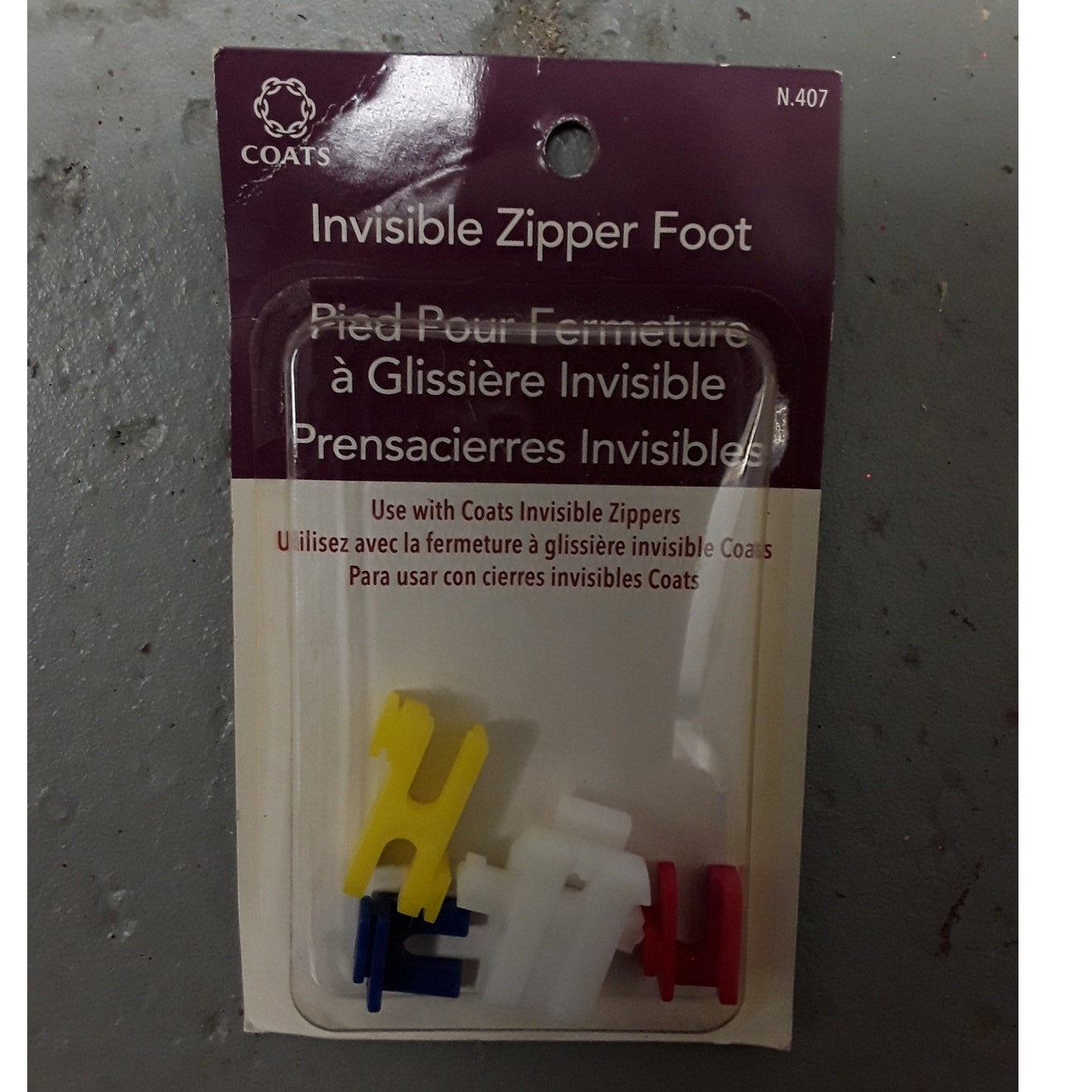 Coats Invisible Zipper Foot