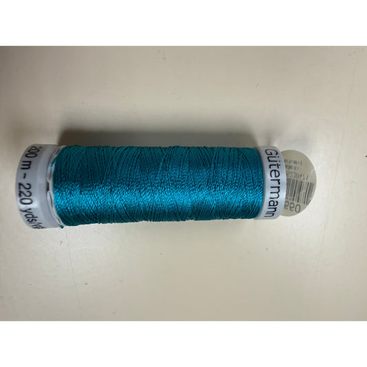 Gutermann Embroidery Thread – 7550/Medium Turqouise