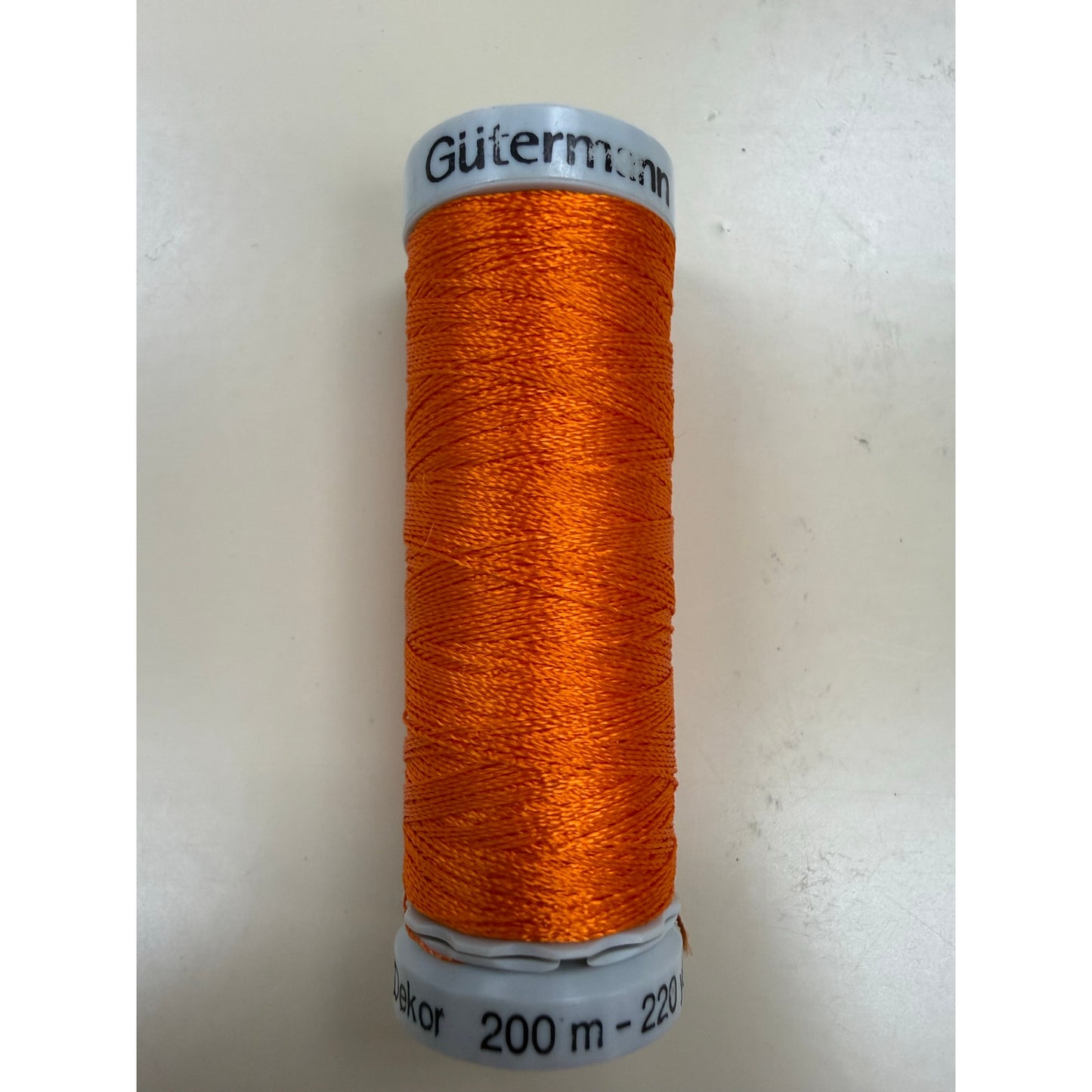Gutermann Embroidery Thread – 1730/Bright Orange